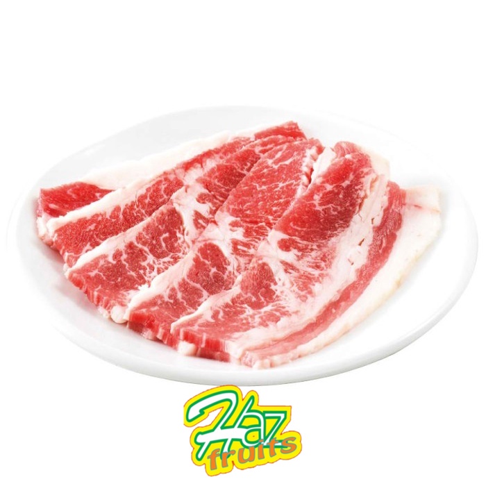 

Wagyu Karubi MB 8-9 Shortplate Gyudon Slice ±5ml 200 Gram