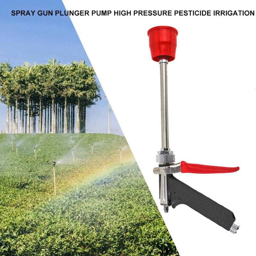 REBUY High Pressure Pesticide Sprayer Long Range Garden Supply Spray Gun Atomizing Nozzle Fruit Agricultural Tree Plunger Pump Irrigation Tool