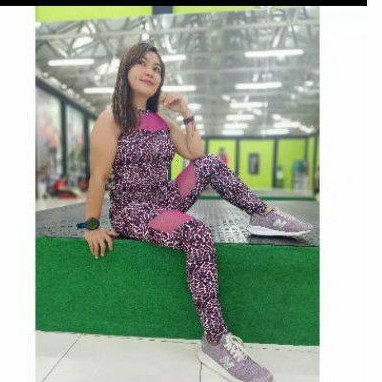 stelan baju senam leopard pink