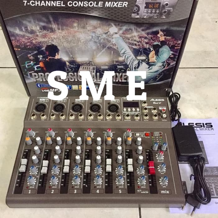MIXER AUDIO ALESIS BEST 7 - 7 CHANNEL USB BLUETOOTH RECORDING