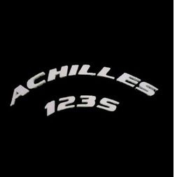 Stiker Ban / Tulisan ban ACHILLES 123s