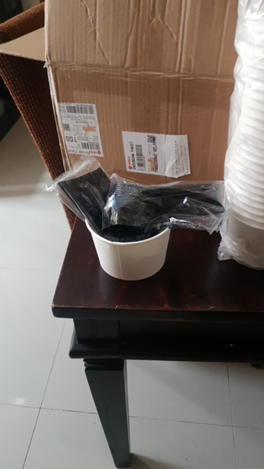 Paper Bowl 650ml 800ml (body) Isi 25