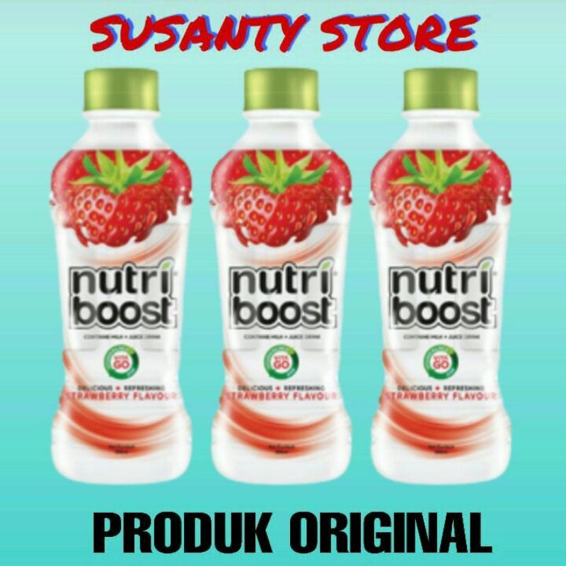 

NUTRIBOOST RASA STRAWBERY KEMASAN 300ML.