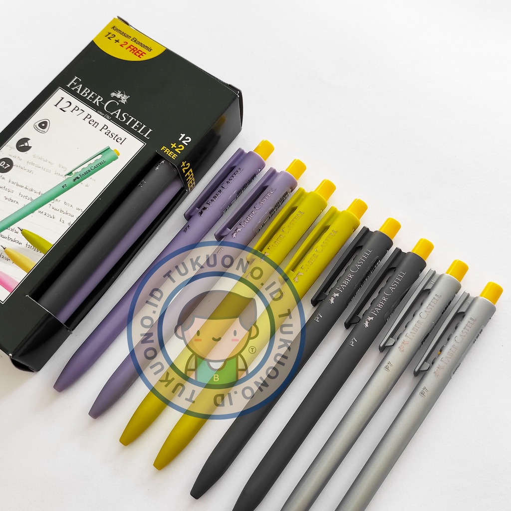 

(1PCS) Faber Castell P7 Ballpoint Pulpen Pen | Tinta Hitam