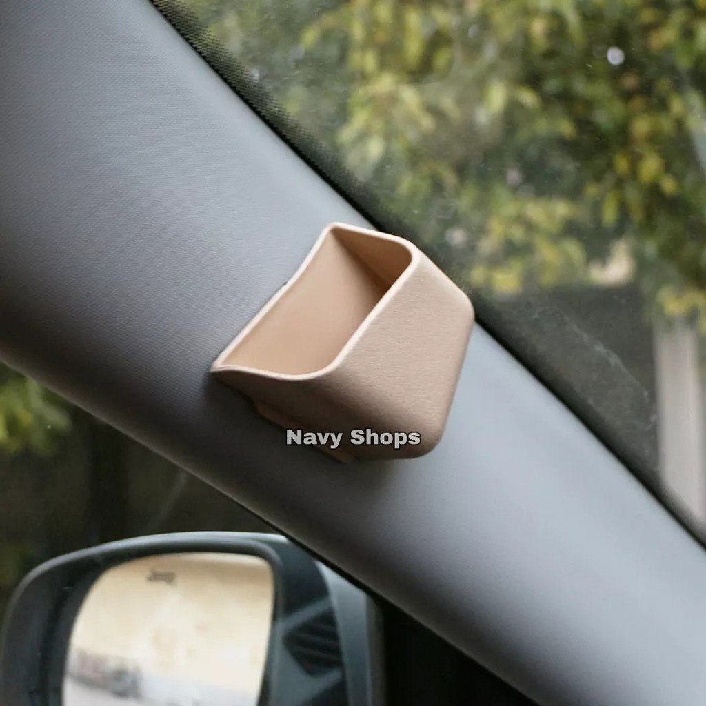 car pocket pillar - tempat kartu mobil - tempat kacamata organizer car