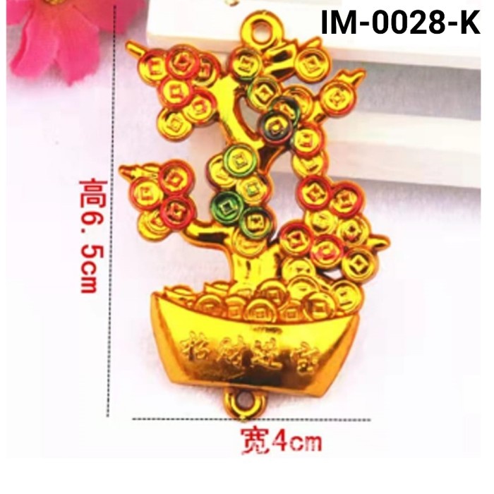 

GR-IM-0028 CAKE TOPPER HIASAN KUE DEKORASI IMLEK SINCIA POHON UANG TERBARU