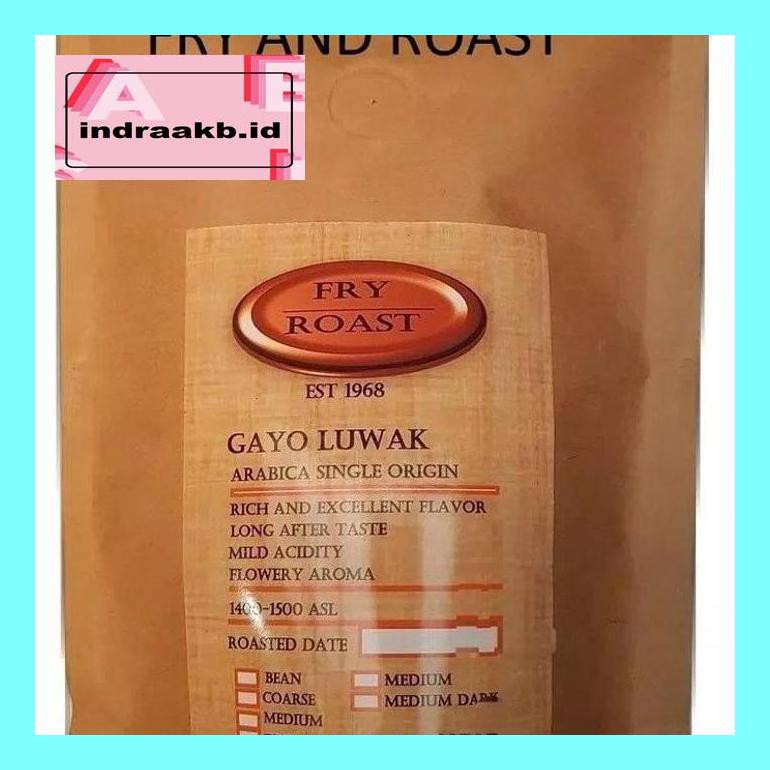 

Kops05X Kopi Arabika Gayo Luwak Liar 100 Gram Biji Dan Bubuk - Biji Cof05Sc