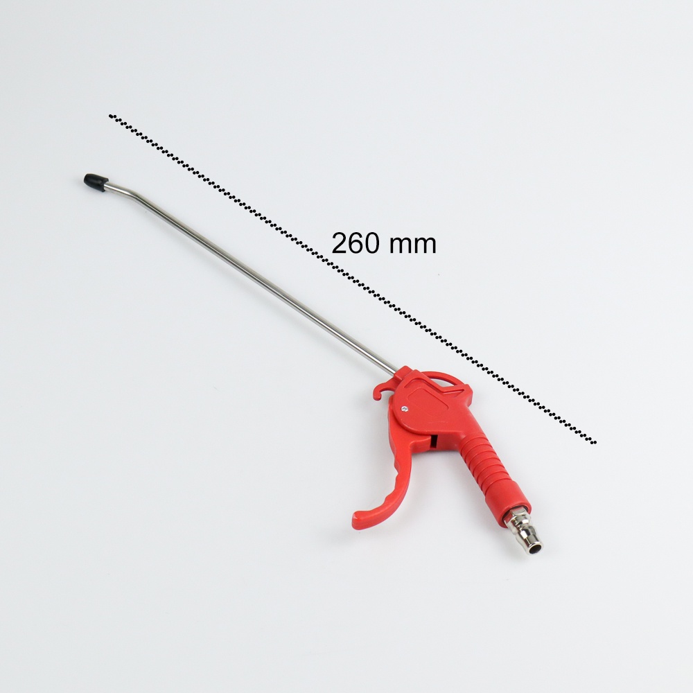 Air Blow Gun Pneumatic Cleaning Tool Dust Spray 260 mm - JX-05 - Red