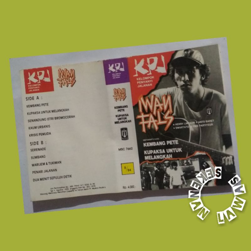 Kaset Iwan Fals & KPJ (Mulus)