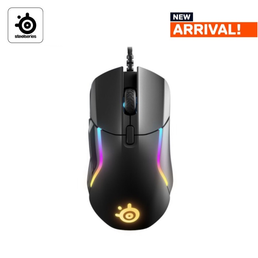 STEELSERIES RIVAL 5 RGB WIRED GAMING MOUSE MACRO 9 PROGRAMMABLE BUTTONS