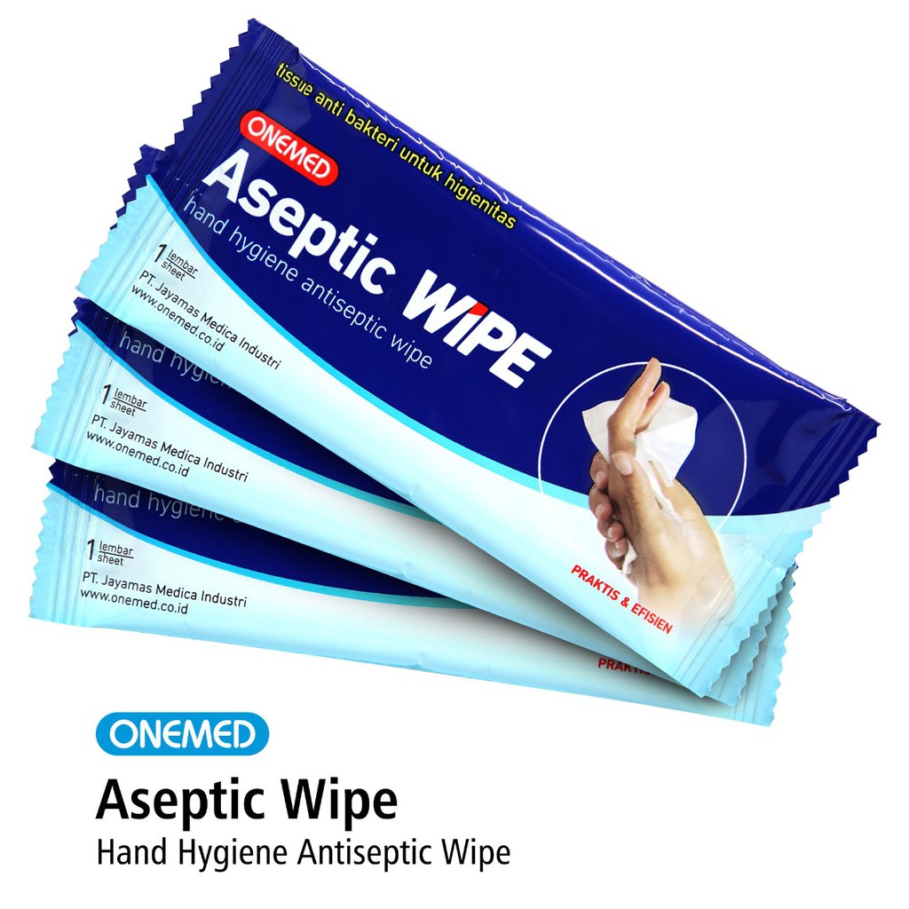 Onemed Aseptic Wipe Tissue Antiseptik Steril Wipe OJ OJ