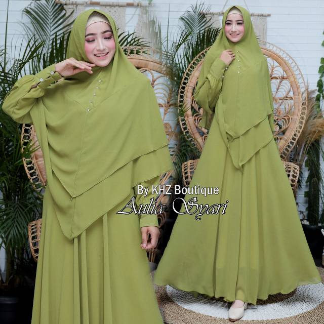 Gamis syari aulia by khz original