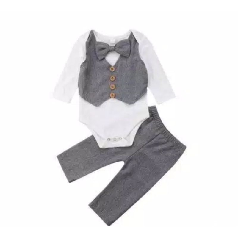 jas bayi keren jumper panjang pita coklat*e