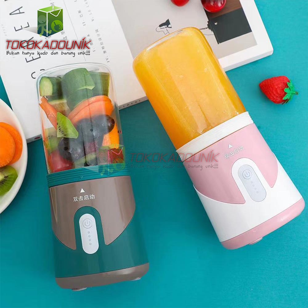 Electric Juicer Cup - Juice Dimana Saja Portable Juicer Blender + 6 Mata Pisau Random