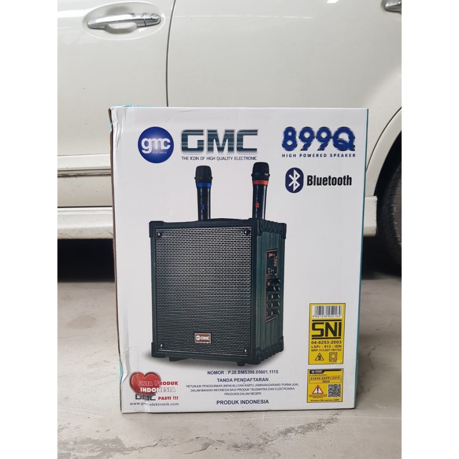 GMC SPEAKER GMC 899Q BLUETOOTH + WIRELESS MIC SUARA BAGUS