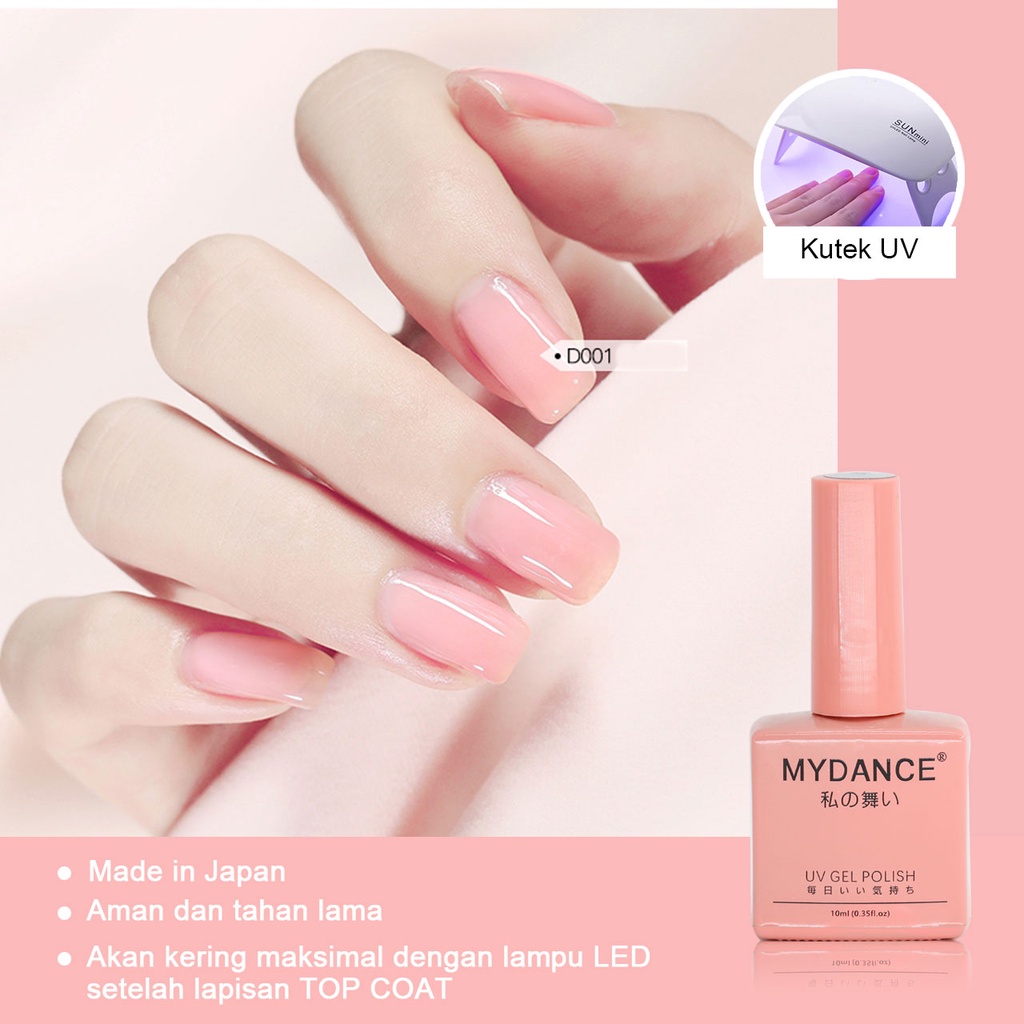My Dance UV LED Gel Nail Polish Kutek Halal Kutek Muslimah Cat Kuku UV LED Kutek  UV LED