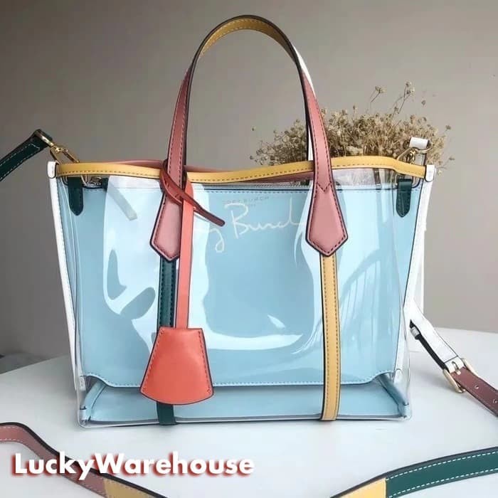 Tory Burch Transparent Tote Bag Small - Original 100%