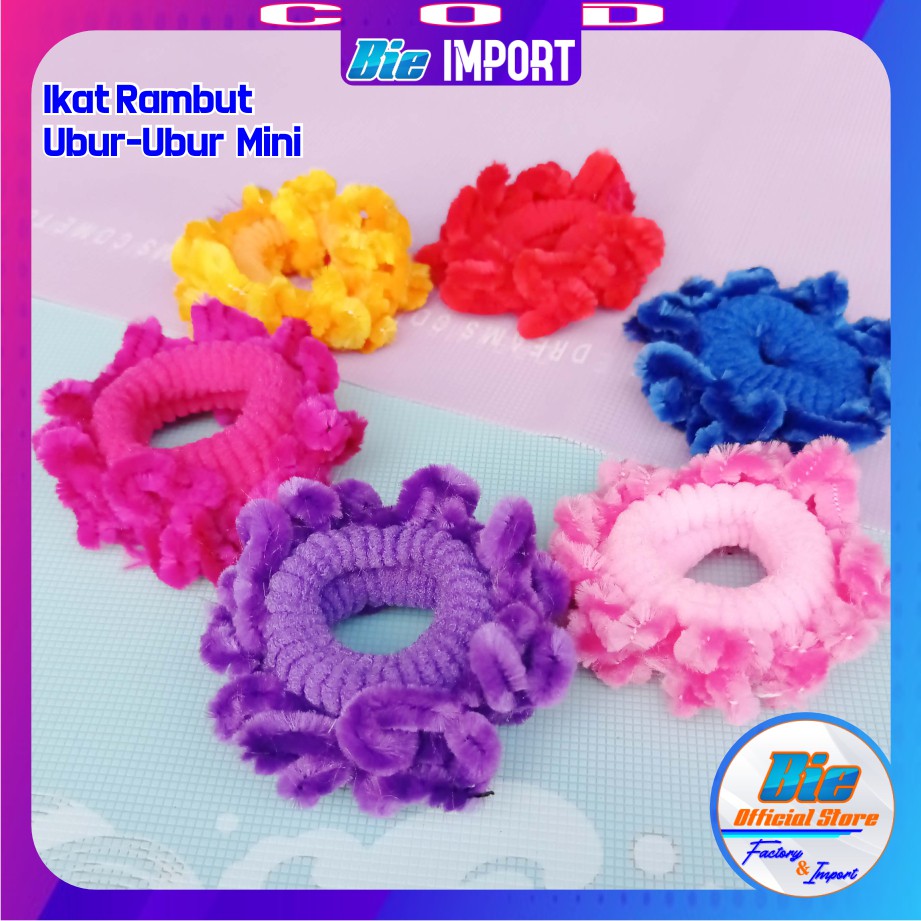 Ikat Rambut Ubur-ubur / Kunciran Rambut Cendol Hijab-MINI