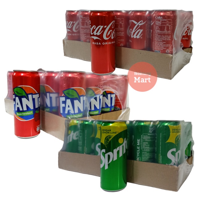 Jual Coca Colafantasprite Kaleng Minuman Besoda Kaleng Slim 250ml X 24klg Shopee Indonesia 5491