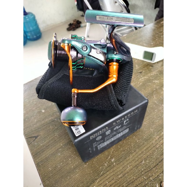 SET LIGHT POPPING BULLZEN PREDATOR ROD + REEL BULLZEN IGUANA VELLOCITY 4500H