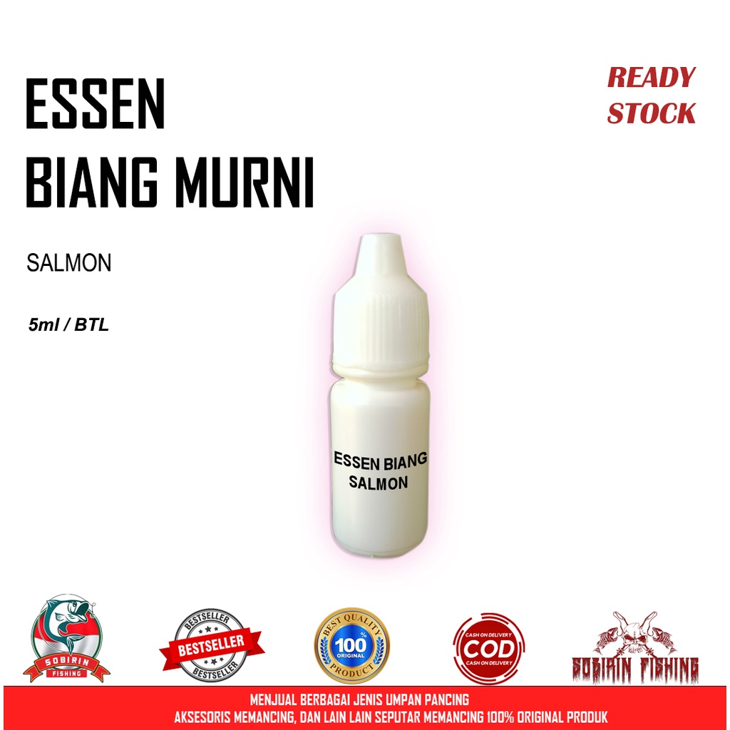 Essen Biang  Salmon 5ml - Essen ikan mas biang murni