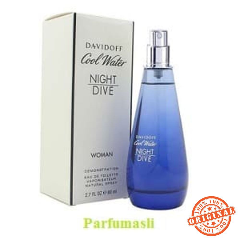 Davidoff Cool Water Night Dive for Women EDT 80ml (Tester)