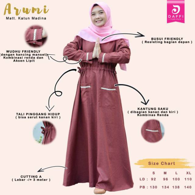 gamis Arumi Ori Daffi