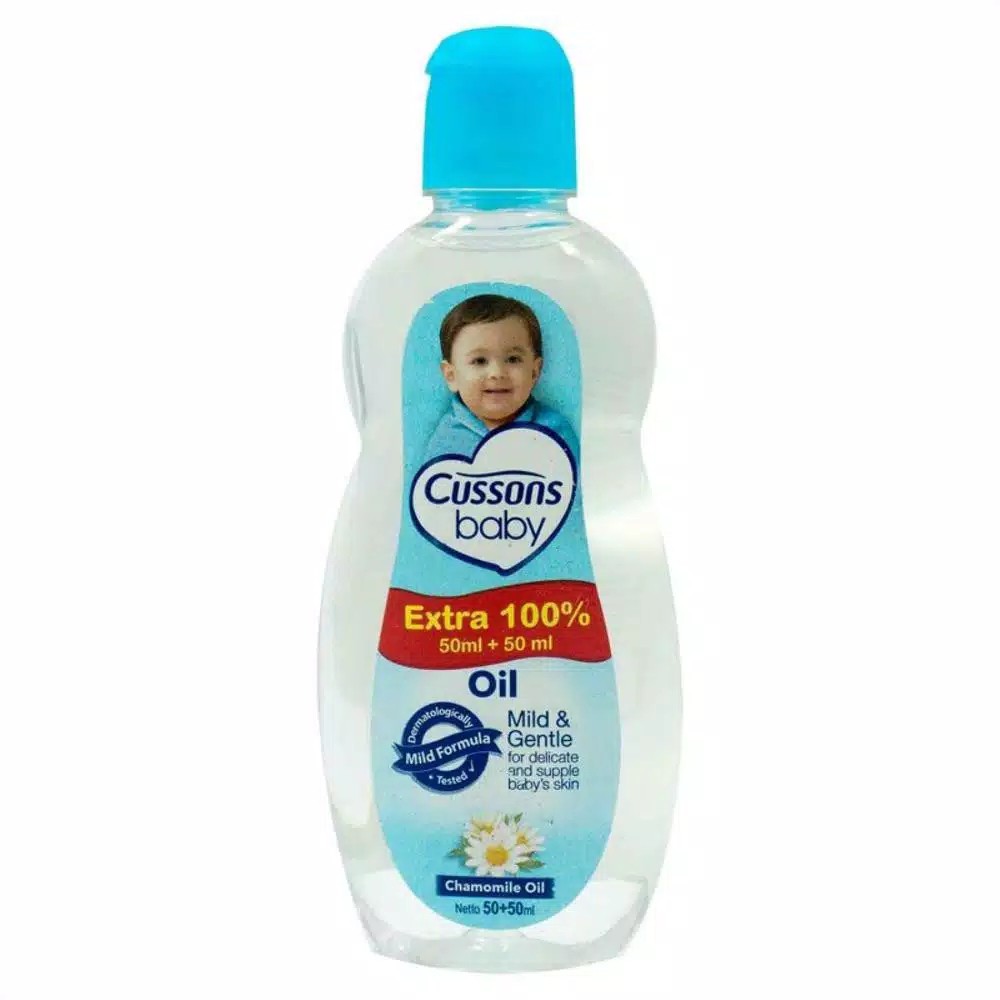 CUSSONS Baby Oil / Cussons Minyak Bayi 50+50ml