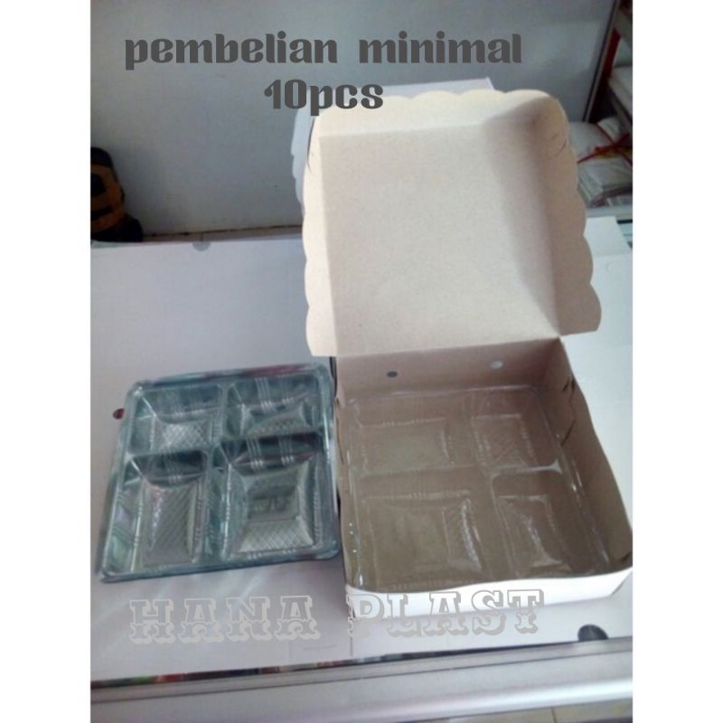

Dus/kotak nasi+mika (kemasan praktis satu paket)uk 18x18 harga @pcs