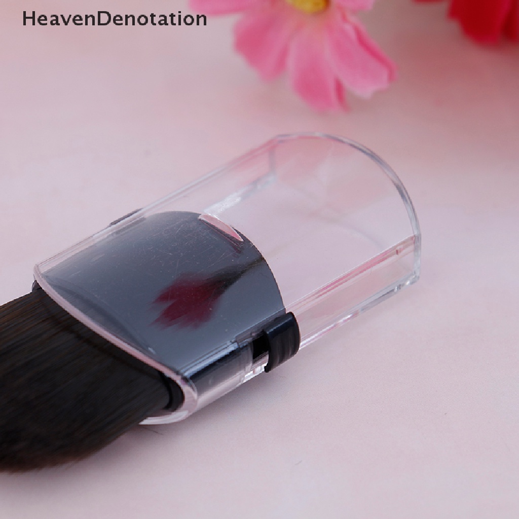 [HeavenDenotation] Mini Blusher Makeup Brush Portable Travel Soft Telescopic Single Face Foundation