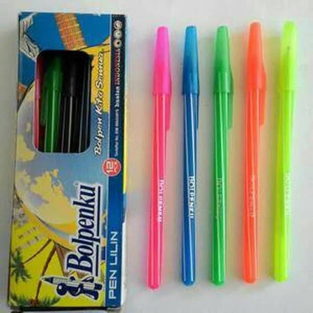 Pulpen murah pulpen lilin bolpenku per 1 lusin Pulpen murah pulpen lilin bolpenku per 1 lusin