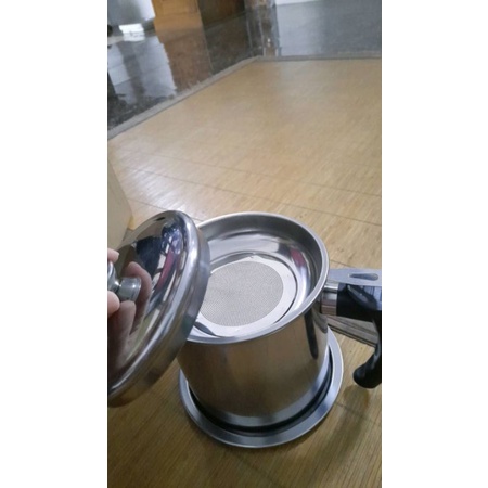 Wadah Saringan Minyak Ukuran Besar / Oil Pot Stainless Steel