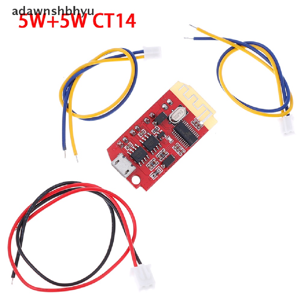 Adawnshbhyu 5W+5W CT14 micro 4.2 Modul Penguat Daya bluetooth stereo Dengan port charging