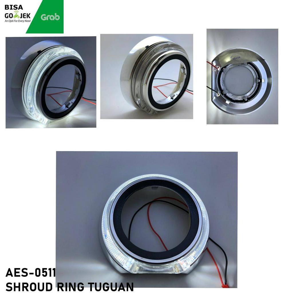 SHROUD TUGUAN RING KRISTAL 3 INCHI UNTUK PROJECTOR 3 INCHI MERK AES