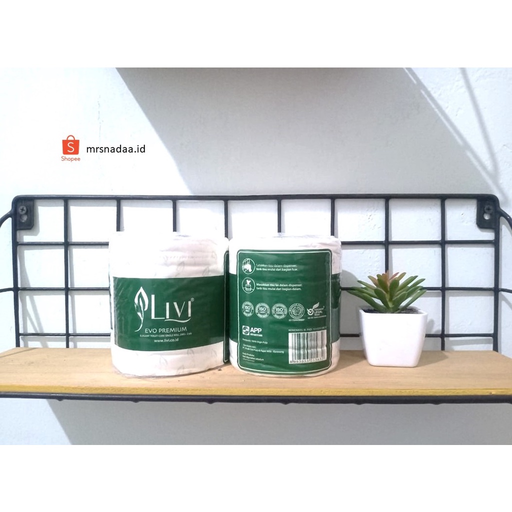 Tissue Livi Toilet Evo Premium Roll 238 Sheets / Tissue Toilet Roll Livi