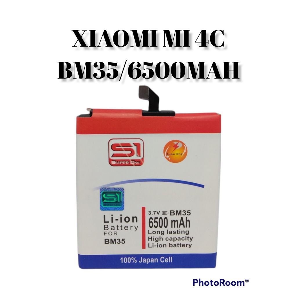 BATERAI DOUBLE POWER SUPER ONE XIAOMI MI 4C BM35 / BATRE XIAOMI MI 4C