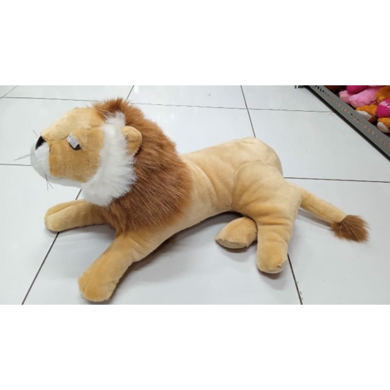 Boneka Singa Ukuran L Bentuk Hewan Hadiah Kado GIft Lucu Lembut Halus
