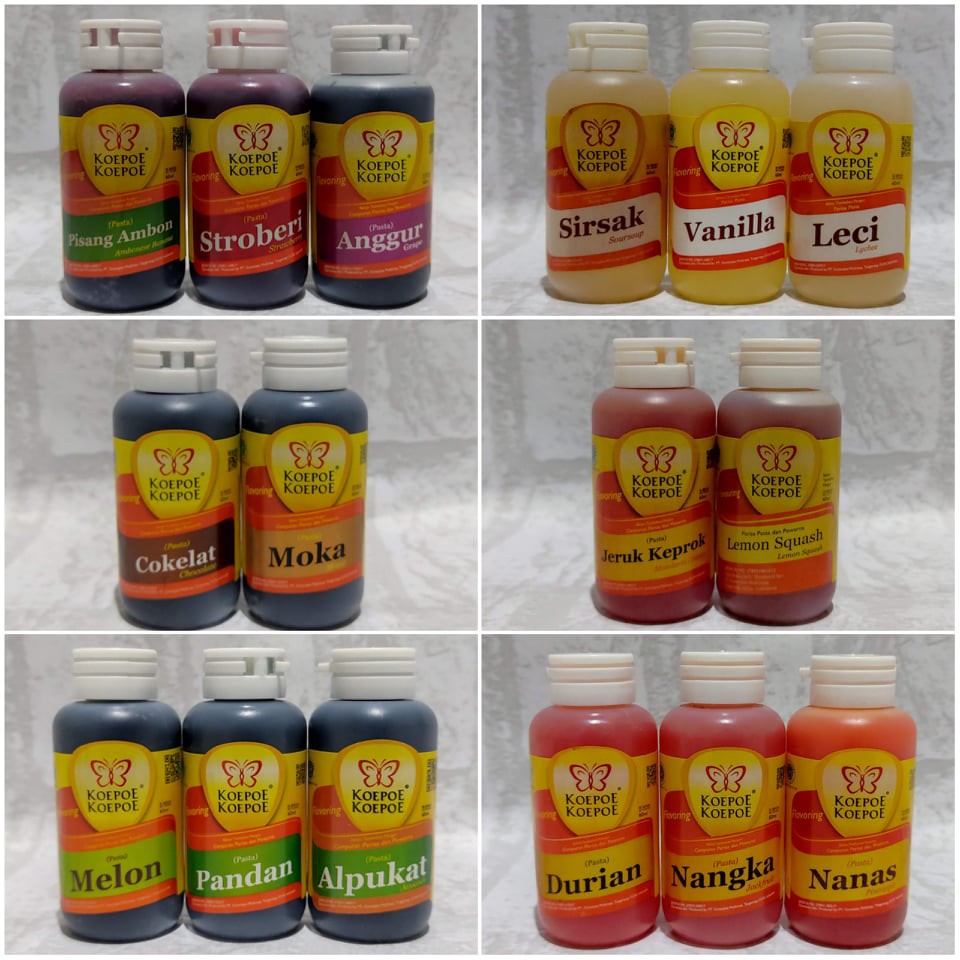 

KOEPOE-KOEPOE PASTA 60ML (Perisa Makanan)