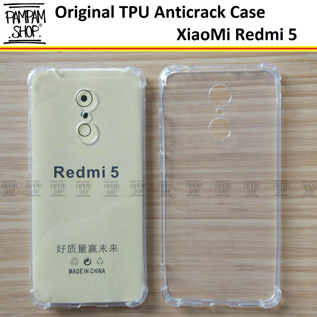 Case TPU Anti Crack XiaoMi Redmi 5 Ultrathin Pecah Benturan Anticrack Ultra Thin Xiao Mi Fuze Soft