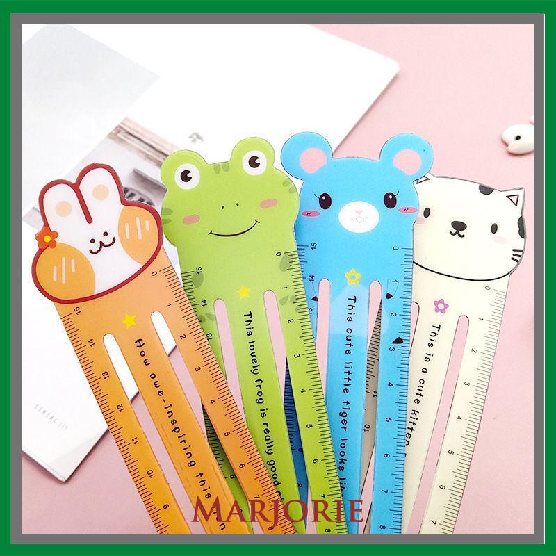 Penguasa Kreatif Skala 15 Cm Lucu Kartun Magnetik Lembut Penggaris Zodiak Bookmark Alat Tulis Siswa-MJD