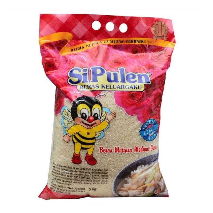 

978Eq1W Sipulen Mutiara Medium Grain 5 Kg WQ012