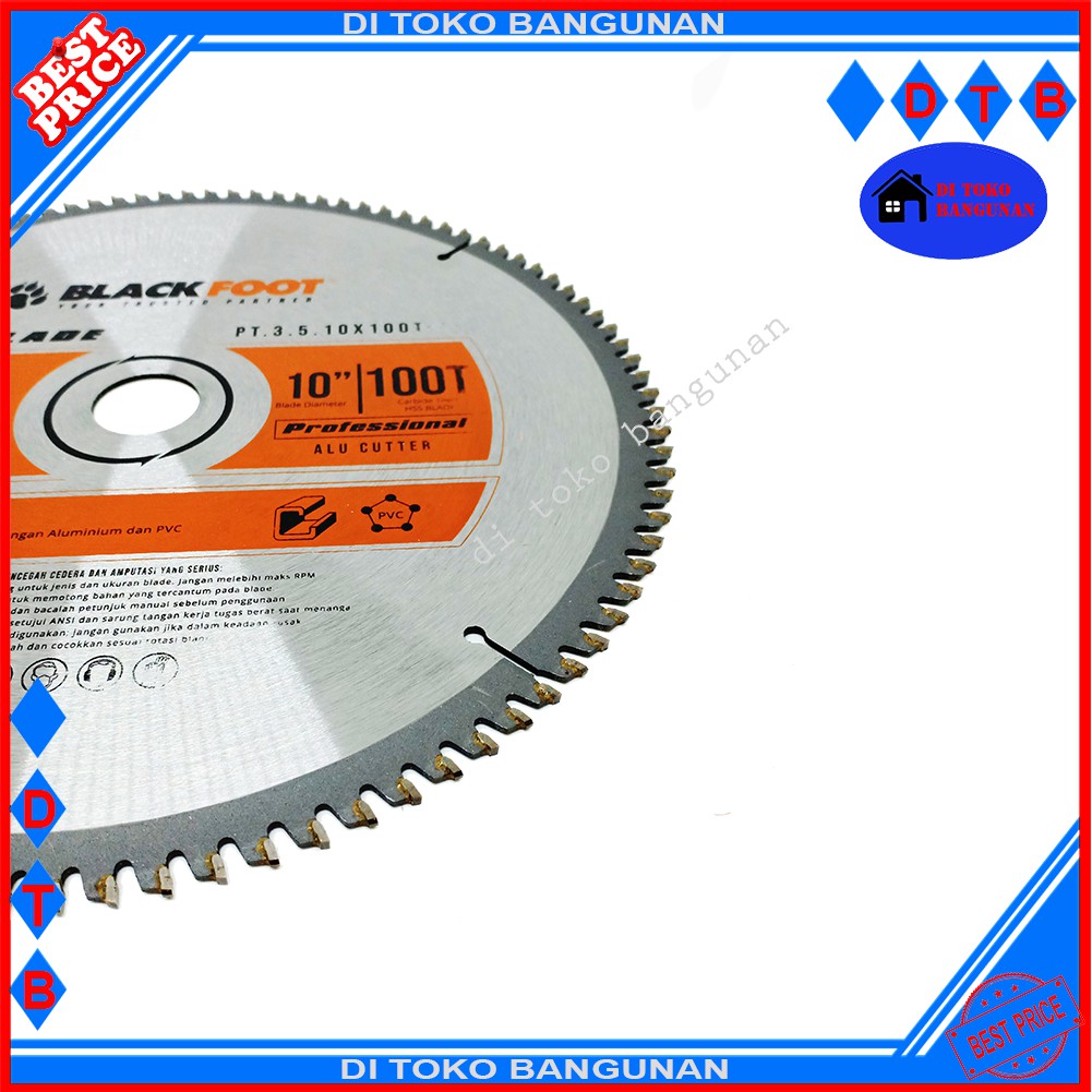 Mata Potong Kayu Blackfoot 10&quot; X 120T / Mata Gerinda Saw Blade