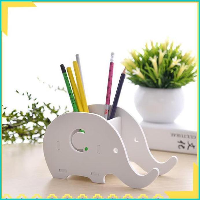 Tempat pensil pulpen bolpen sekolah di meja belajar / Alat tulis kantor / Hiasan meja unik murah