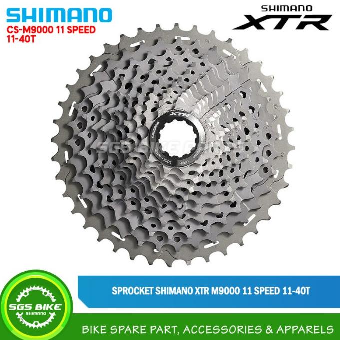 Produk Unggulan] Sproket Shimano XTR M9000 11 Speed 11-40T Cassette Sprocket