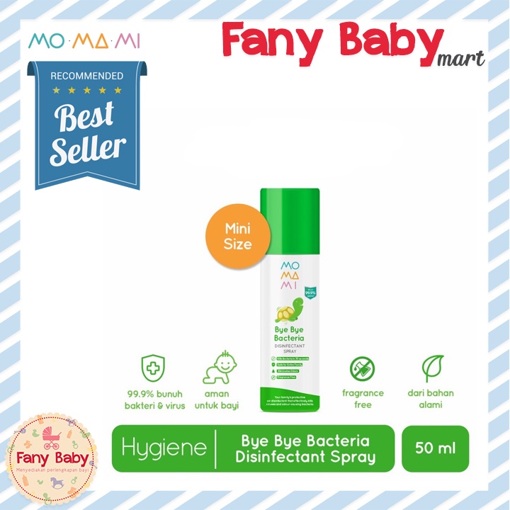 MOMAMI BYE BYE BACTERIA DISINFECTANT SPRAY 50ML / 127793