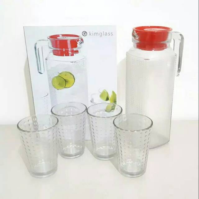 Kimglass Clio Teko Set Kaca Polos