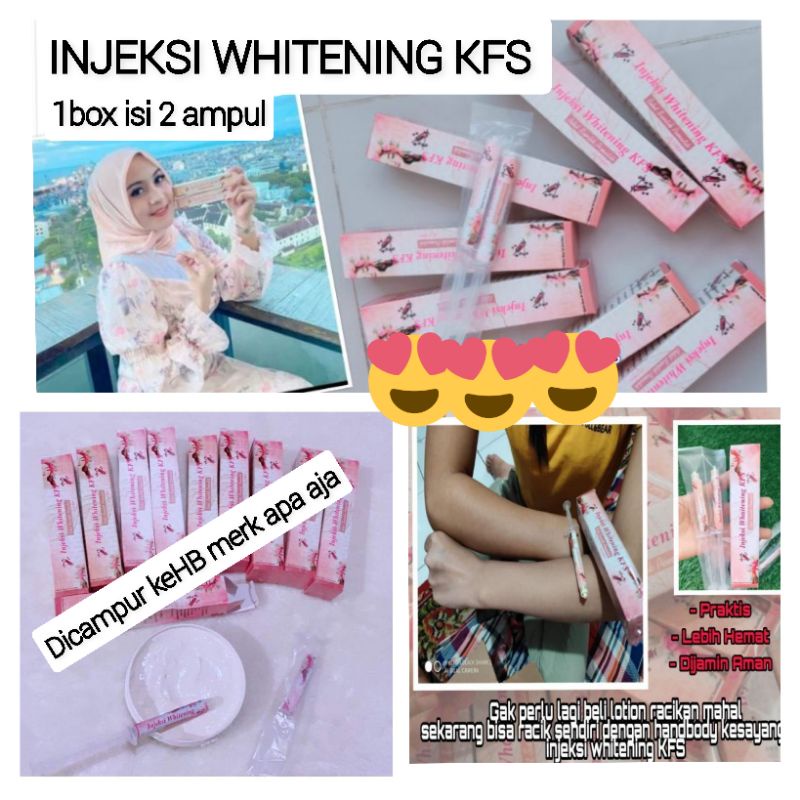 KFS Injeksi Whitening ampuh memutihkan tubuh