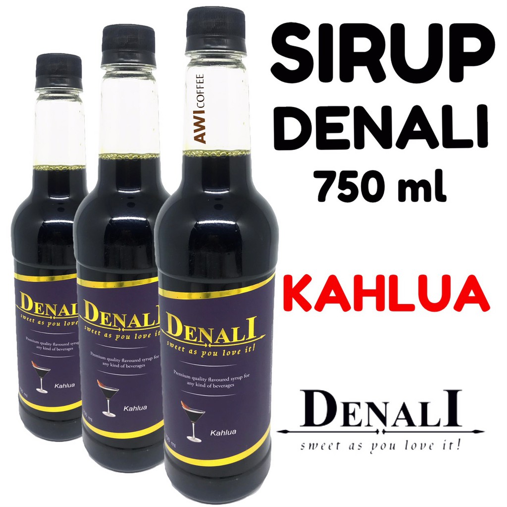 DENALI FLAVOURED SYRUP KAHLUA For Cafe Sirup Kalua Gourmet Kafe Untuk