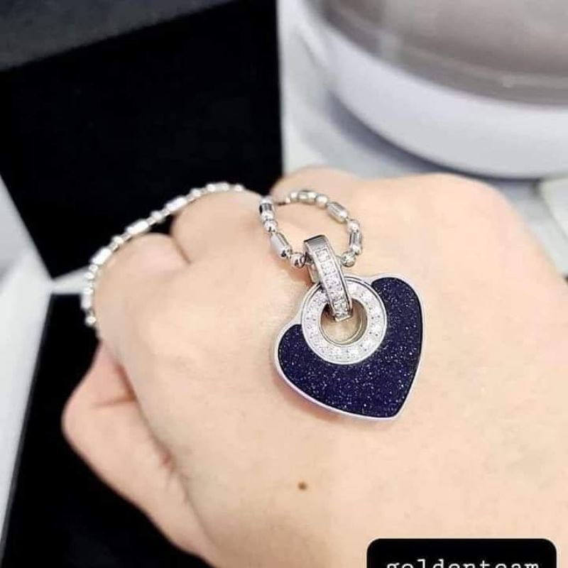 PENDANT BLUE HEART MCI /ORIGINAL/DISTRIBUTOR RESMI MCI/KALUNG KESEHATAN