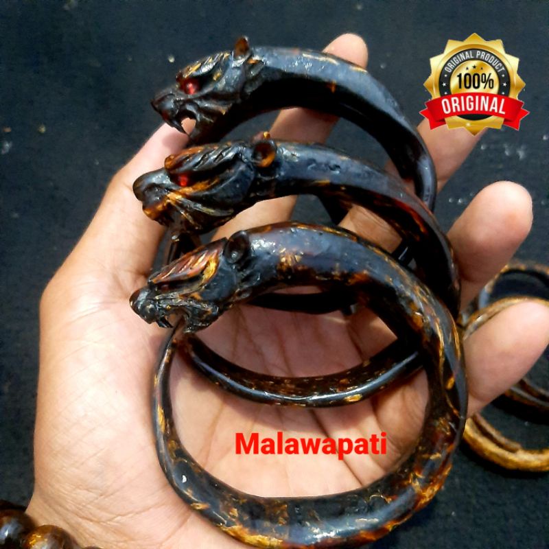 Gelang Akar Bahar Merah Ukir Macan Tembus Cahaya Super Asli 100% Original